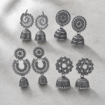 Earrings for women Combo chandbali pear
