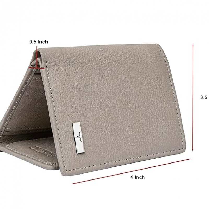 Travis Sand Leather Wallet for Men