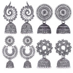 Earrings for women Combo chandbali pear