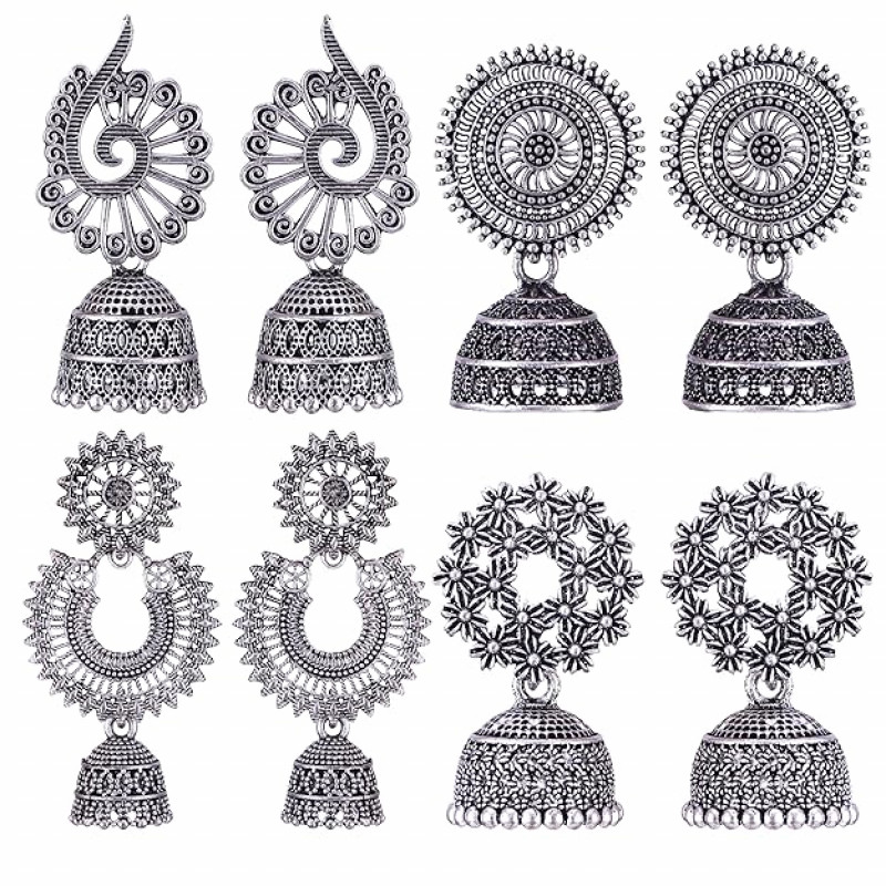 Earrings for women Combo chandbali pear