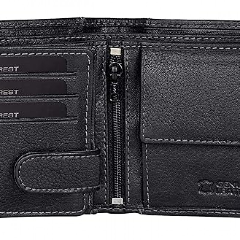 Oliver Black Leather Wallet for Men
