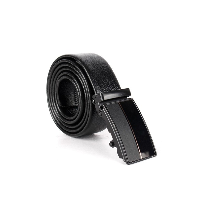Men Black Autolock Belt
