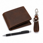 Jason Vintage Brown Leather Wallet