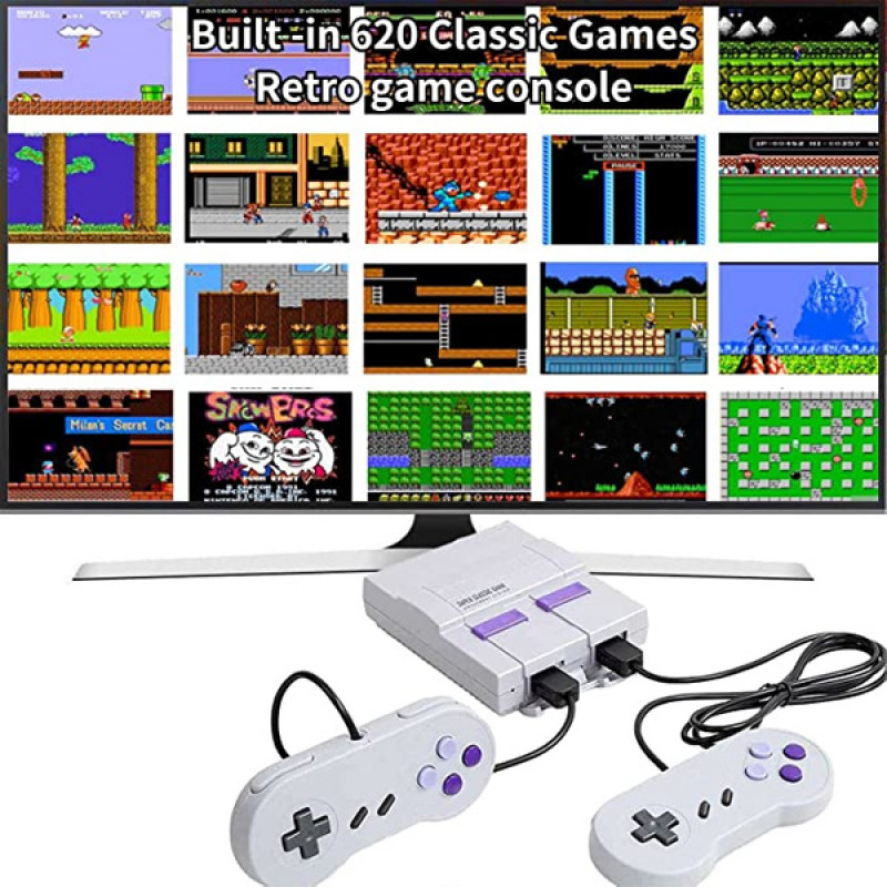 620 Retro Game Console, Classic Mini Game System