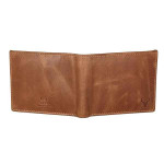 Tan Crunch Leather Wallet for Men
